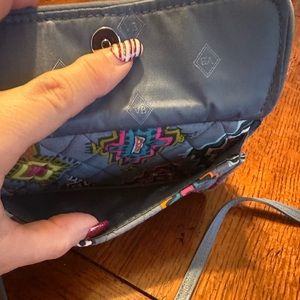 Vera Bradley crossbody purse/wallet.